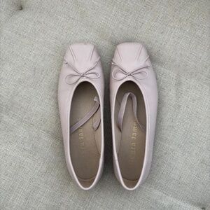 Allegra James Cosie Blush Leather Ballet Flats - Size 9
